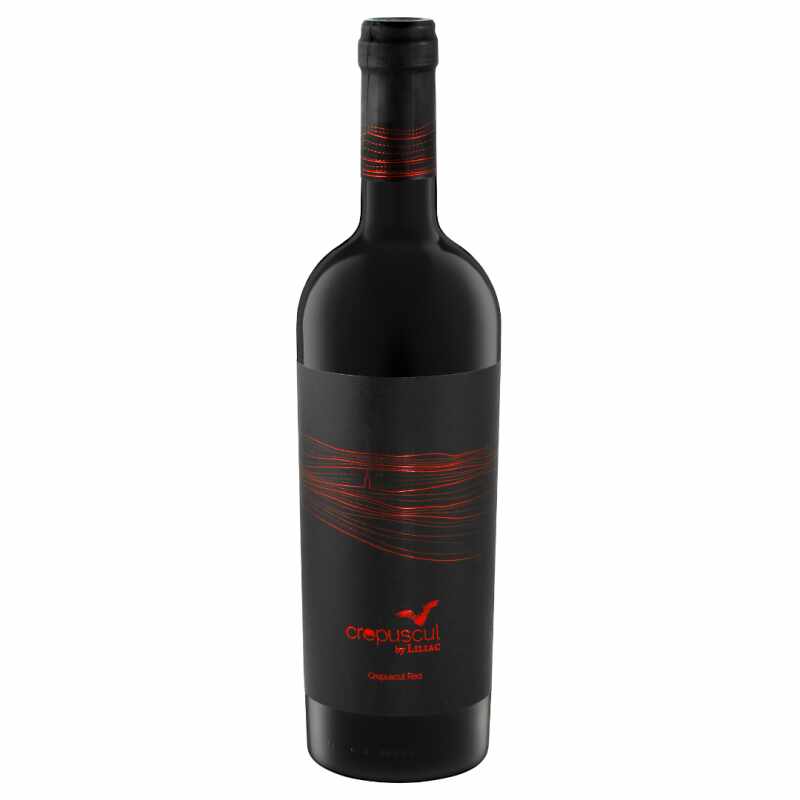 Vin rosu sec Liliac Crepuscul Red, 0.75L, 14% alc., Romania